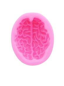 1 Khuôn silicon lỏng màu hồng, Khuôn tạo hình não trái tim cơ quan người mini, Khuôn silicon trang trí nến thạch cao hương liệu - Hồng - Xem 15