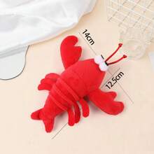 1件卡通仿真螃蟹龙虾爱狗人士和狗妈妈爱玩具可爱耐咬爱狗人士和狗妈妈爱玩具创意猫/狗爱好者礼物和狗/猫妈妈爱宠物互动玩具猫/狗爱好者礼物和狗/猫妈妈爱宠物用品 - 彩色 - 查看 5