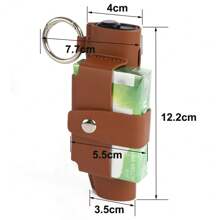 IQOS 4.0 ILUMA I One 兼容保护壳，荔枝纹 PU 皮革，防刮防震盖扣闭合，适用于 IQOS ILUMA One 和 ILUMA I One PVC 材质 - 彩色 - 查看 5