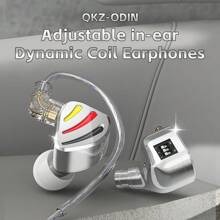 Wired Gaming Earbuds, QKZ-ODIN In Ear Monitors, Deep Bass Sound Wired Earbuds, HiFi In Ear Headphones With New 1DD 10mm Dynamic Driver, IEM Detachable Cable For Music Gaming Video Calling - Without Mic - View 2
