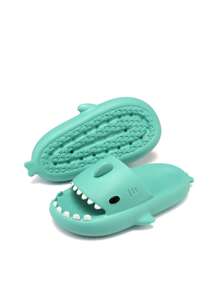1 Pair Boys' Cute Comfortable Fashionable Casual Lightweight Casual Foam Slippers, Suitable For Summer