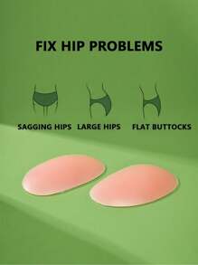 Silicone Padded Butt Lift Shaper Underwear, Peach Butt Enhancer For Women, 200g Silicone Ski Impact Protective Hip Pad