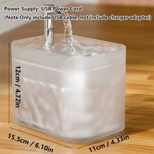 Đài phun nước tự động cho mèo 1,5L, Bát uống nước tuần hoàn cho thú cưng, Trạm cung cấp nước cho mèo và chó - Nhiều màu - Xem 2