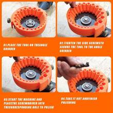 钻头磨刀器、电动钻头研磨附件、旧钻头研磨机、用于研磨钻头的巨型刀片角磨机、用于研磨 125 毫米研磨机的 2 至 13 毫米钻头 - 彩色 - 查看 9