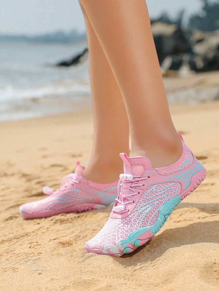 Zapatillas de agua transpirables y de secado rápido para mujer, para natación, buceo, actividades fitness en interiores/exteriores