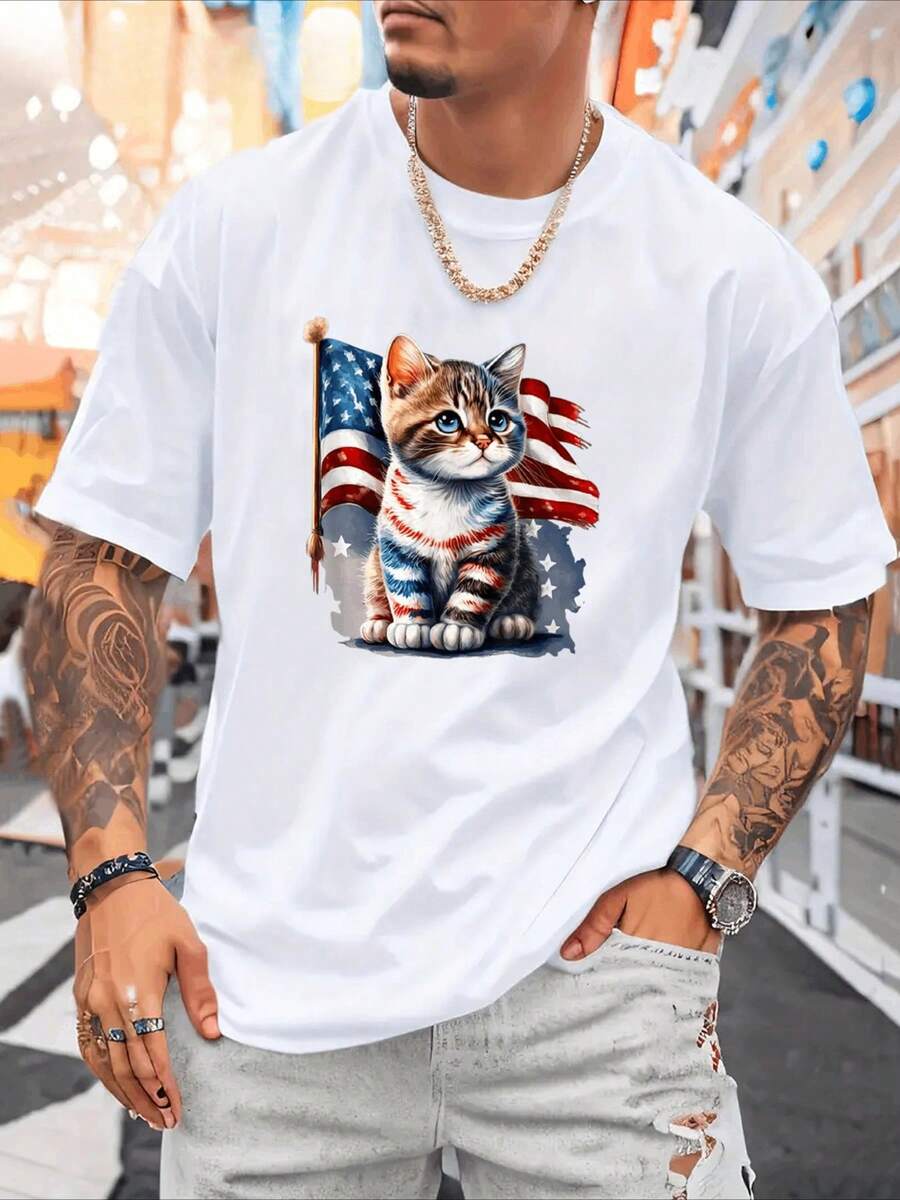 Men T-Shirts - White - View 1