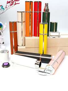 3pcs 10ml Travel Perfume Atomizer - Portable, Refillable Mini Cologne Dispenser With Metal Matte Finish & Glass Inner Bottle,Mini Portable Empty Liquid Container ,Travel Essentials ,Travel Organizer For Beach ,Summer Vacation Back To School,Suitable For Business Use - Multicolor - View 6