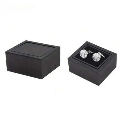 1pc Gift Box Packaging, High-End Feel Empty Gift Box, Flip Lid Box, Cufflink Box, Jewelry Box, Storage Box, Gift Box Set