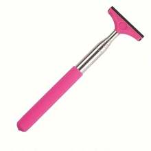 1 Piece Retractable Car Rearview Mirror Windshield Wipers, Portable Water Cleaner Tool With Telescopic Long Rod, Rain & Fog Weather Universal Auto Parts For Car Rearview Mirror, Windshield, Glass & Shower Cleaning, Pink Handle - Multicolor - View 10