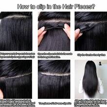 BINF Afro Kinky Curly Clip In Hair Extensions Brazilian Virgin Human Hair 120gt Brazilian Natural Color Virgin Hair Natural Color - Natural Black - 查看 11