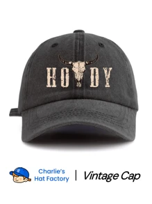 1 قبعة بيسبول مطبوع عليها "HOWDY" مغسولة، كلاسيكية أنيقة ذات شريط رأس ناعم قابل للتعديل، خفيفة الوزن توفر حماية من الشمس، مناسبة للرياضات الخارجية وألعاب كرة القدم والاستخدام اليومي والحفلات والعطلات، هدية مثالية للأصدقاء والعائلة - هودي - مشاهدة 13