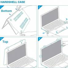 Customizable DIY Series Laptop Protective Shell Compatible With MacBook Air 13/14/15/16 Inch, Includes Keyboard Cover, Suitable For Air 13.6, A1370, A1534, A1502, A1707, A2337, A1932, A2179, And Pro 13.3, A2338, A1706, A1708 - DIY - View 5