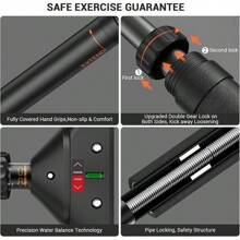 Sportneer Pull Up Bar: Strength Training Chin Up Bar Without Screws - Adjustable 29.5''-37'' Width Locking Mechanism Pull-Up Bar For Doorway - Max Load 440lbs For Home Gym Upper Body Workout, Non-Slip - 引體向上桿 - 查看 7