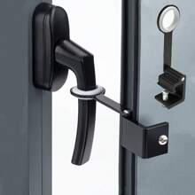 1Pc Window Lock Lock Protective Lock No-Drill Required Casement Window Limiter Window Lock Buckle Easy To Install Adjustable And Detachable Window Lock Suitable For External Windows,Not Applicable For Inward Opening Windows