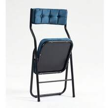 Klappstuhl 2 Stück Set, klappbare Esszimmerstühle mit Kissen, tragbare und zusammengebaute klappbare Extra Stühle für Gäste Küche Büro Hochzeit Party, Outdoor Camping Klappstühle