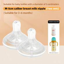 5cm Caliber Transparent Pacifier - White - View 11