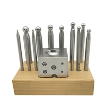 3mm To 34mm Dapping Doming Punch Set, Jewelry Making Metal Forming Tool Kit, Jewelry Making Jingle Bell Tool, Assorted Size Jewelry Punching Tools - Multicolor - View 14