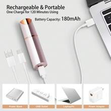 Conduroma Conduroma Eyebrow Hair Trimmer: Rechargeable Facial Hair Removal Device For Removing Unwanted Peach Fuzz From Lips Chin Neck As Well As Shaping Eyebrows