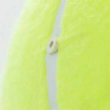 1 pieza Pelota de tenis para perro rebotadora y duradera de 9.5 pulgadas para verano, apta para entrenamiento de perros pequeños a medianos, juguete deportivo para mascotas para fomentar el juego positivo y el ejercicio, se envía desinflada