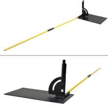 Golf Alignment Stick's Plate Training Swing Practice Aid Stick Holder - Black - View 4