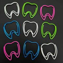 30pcs Or 50pcs Tooth Paper Clips Small Paperclips Bookmarks Planner Clips Metal Office Clips For Document Sorting Organizing Office Stationery Supplies,Back To School,School Supplies