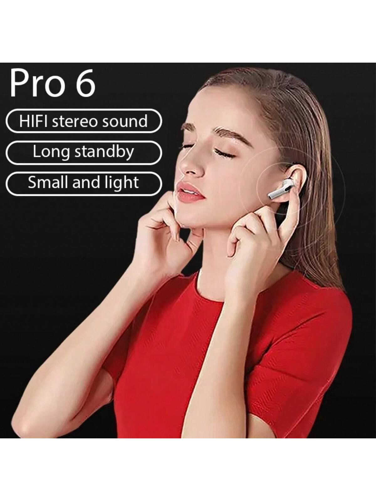 سماعات برو 6 رأس لاسلكية أصلية – سماعات أذن بلوتوث...