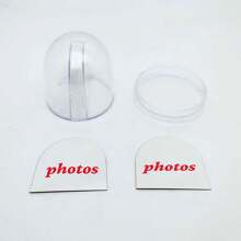 定制水球雪球照片。热升华液体相框铝板DIY打印。可灌装自来水或纯净水。雪花球。适用于婚礼、茶室、家居、花园、办公室、周年纪念、情人节、母亲节、生日、父亲节、毕业典礼、婚礼、乔迁之喜。 - 彩色 - 查看 7