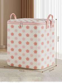 1pc, Large Capacity Waterproof Storage Bag - Durable Nylon, Non-Woven Fabric, Thickened Design Of Quilts And Clothing - Ideal For Family Organization And Holiday Packaging, Quilt Bags, Luggage Storage Bins,Room Decor,Bedroom Decor,Home Decor