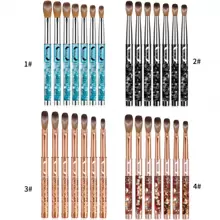 Acrylic Nail Brush Set - Acrylic Nail Brushes For Acrylic Application, Acrylic Powder Brushes For Acrylic Nails Tool Set For Nail Extension & 3D Carving, For Girls Women Wife Girlfriend Lover Valentine's Day Gifts