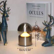 Lampada da tavolo a LED senza fili con design moderno a macaron, lampada da comodino dimmerabile a 3 colori, luce notturna ricaricabile per camera da letto, soggiorno, decorazione per la casa e regali - Multicolore - Visualizzare 9