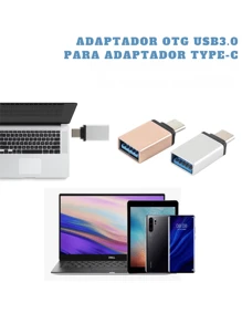 Adaptador USB Tipo C 3.0 OTG Para Smartphones Tablets E Laptops.