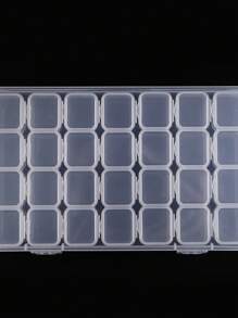 28-Slot Diamond Painting Kit Storage Box, Practical Multifunctional Organizer - White - View 8