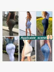 Silicone Padded Butt Lift Shaper Underwear, Peach Butt Enhancer For Women, 200g Silicone Ski Impact Protective Hip Pad