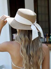 [Aangepast] Zomerhoed Opvouwbare Oprolbare Floppy Strandhoeden Voor Vrouwen Zon Vrouwen Strohoed Brede Rand UPF 50