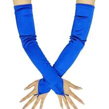 1 đôi găng tay dài không ngón kiểu dáng thanh lịch, cổ điển, màu trơn, thích hợp cho tiệc tùng, hẹn hò, đám cưới, tiệc sinh nhật, biểu diễn, cosplay, các sự kiện buổi tối mùa hè. - A - Xem 5