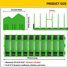 Práctico organizador de alicates, soporta hasta diez alicates, cajón de herramientas, organizador de herramientas resistente, estante de almacenamiento que ahorra espacio - Azul - Ver 8