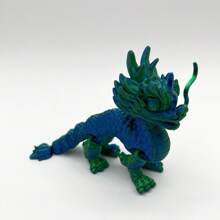 3D 打印麒麟神话生物骑士可爱小雕像，彩色传奇动物工艺雕像，生日/复活节/圣诞节礼物，节日娃娃 - 彩色 - 查看 4