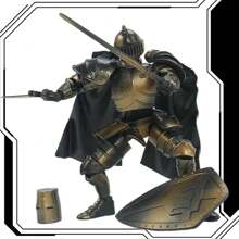 1 Set de Figura de Acción Modelo de Caballero Medieval - Marionetas articuladas con accesorios, juego de construcción creativo para mayores de 14 años, material de ABS para decorar y coleccionar