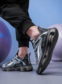 Unisex Casual Sneakers, Versatile Marathon & Jogging Mesh Shoes, Soft Sole & Upper, Anti-Slip, Shock-Absorbing Air Cushion, Lightweight & Breathable, Suitable For Outdoor Activities All Year Round, Men & Women