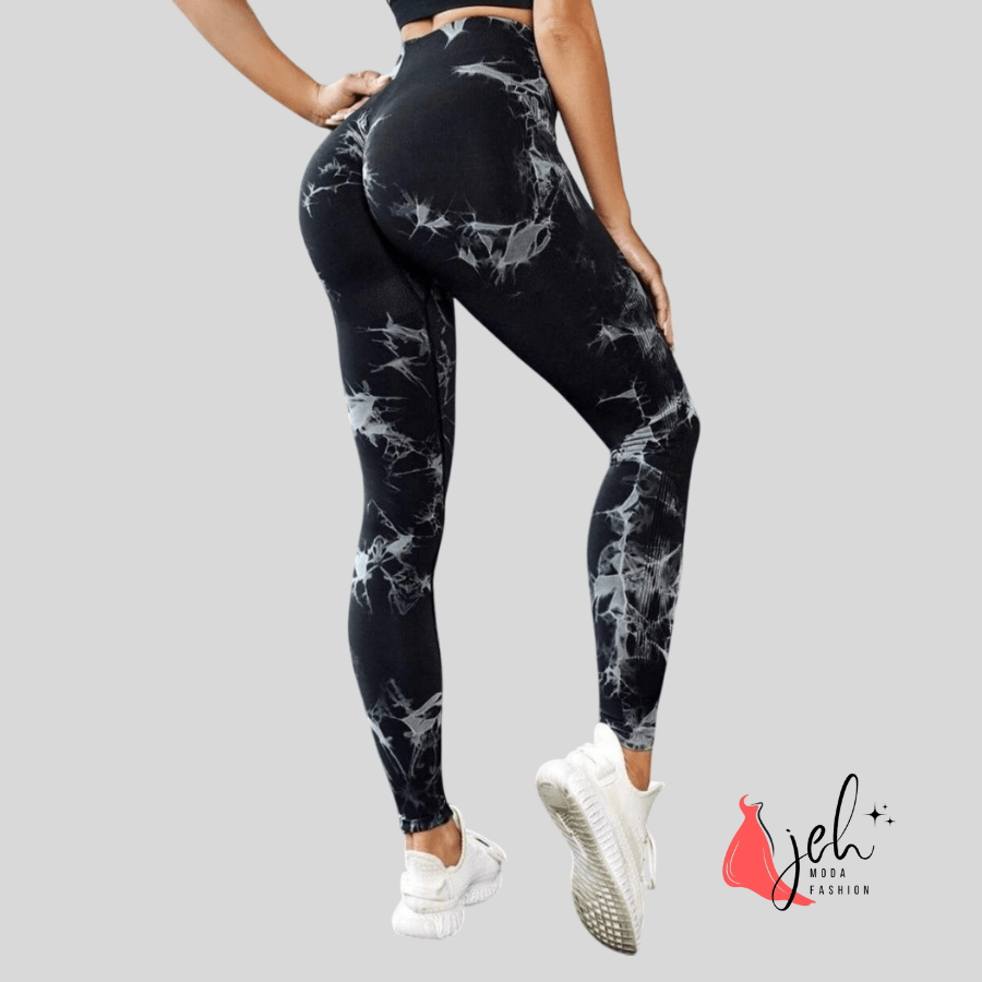 Legging Seamless Marmorizada Explosão - Levanta Bumbum