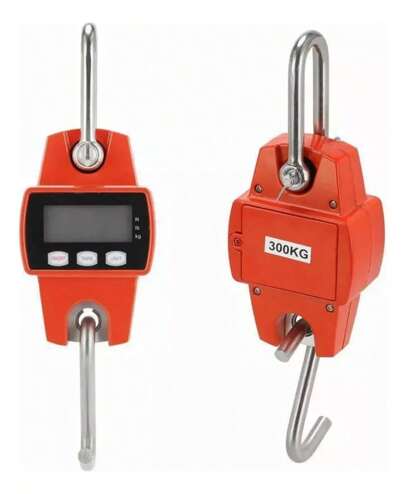 Balança Digital 300 Kg Guindaste Industrial Lcd Portátil