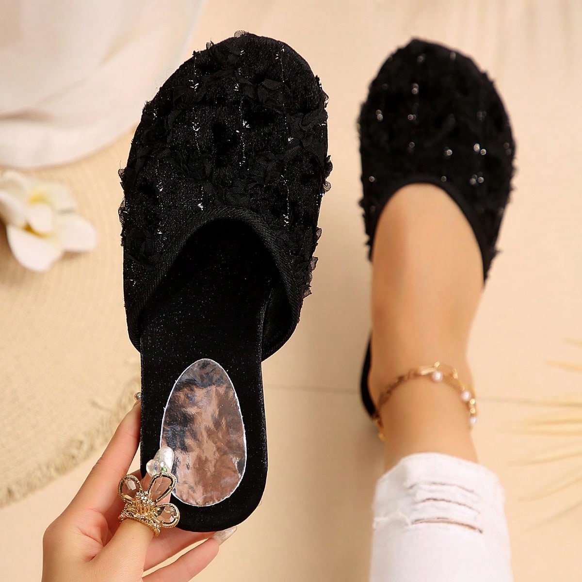 Elegantes zapatillas informales de estilo retro chino 2025, moda de verano