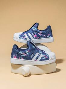 Annil Children's Shoes Boys Girls Shell Head Board Shoes Sneakers Shoes Spring - Blue - View 1