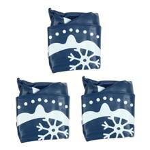 kangten 3 Pieces 40" Snow Sleds For Adult PVC Ski Circle Inflatable Sleds - Blue and White - View 10