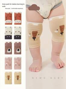 Cartoon Children Knee Pads, Infant Crawling Knee Pads For Spring & Summer, Baby Anti-Fall Crawling & Walking Knee Pads And Protectors - Multicolor - View 9