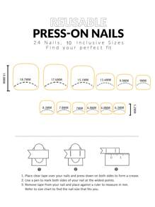 12 culori 288 buc unghii false lucioase, scurte, pătrate, acoperire completă, unghii false acrilice pentru picioare, unghii de primăvară-vară, unghii false de culoare roșu-negru pentru femei, decorațiuni pentru unghii, consumabile pentru unghii