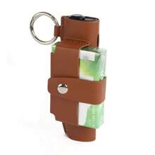 IQOS 4.0 ILUMA I One 兼容保护壳，荔枝纹 PU 皮革，防刮防震盖扣闭合，适用于 IQOS ILUMA One 和 ILUMA I One PVC 材质 - 彩色 - 查看 22