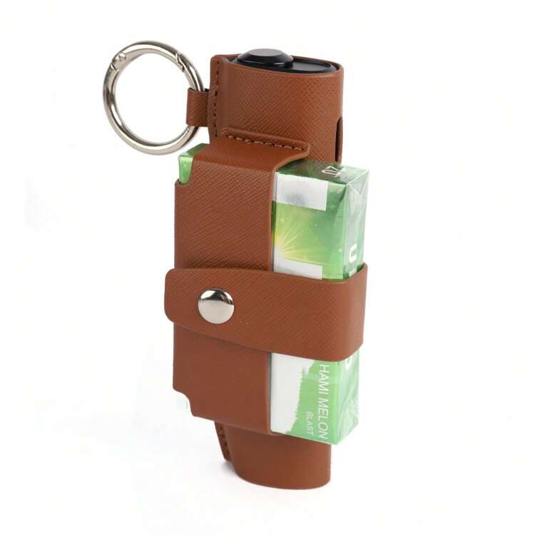 IQOS 4.0 ILUMA I One 兼容保护壳，荔枝纹 PU 皮革，防刮防震盖扣闭合，适用于 IQOS ILUMA One 和 ILUMA I One PVC 材质 - 彩色 - 查看 21