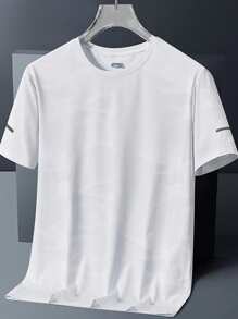 Summer Workout 3pcs/Set Men's Quick Dry Elastic T-Shirt, Breathable Short Sleeve Tee Shirt For Running And Sports