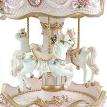 Rotating Carousel Heart-Shaped Music Box, Home Decor Gift For Mother's Day